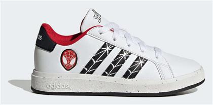 Adidas Παιδικά Sneakers Grand Court x Marvel Spider-Man Cloud White / Core Black / Better Scarlet από το SerafinoShoes