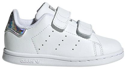 Adidas Παιδικά Sneakers Stan Smith Cf με Σκρατς Cloud White / Core Black