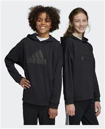 Adidas Παιδικό Φούτερ με Κουκούλα Μαύρο Future Icons Logo Hooded από το MybrandShoes