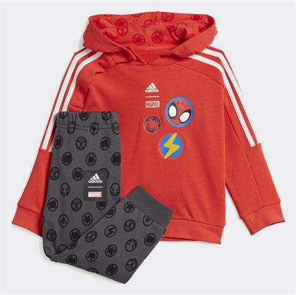 adidas Παιδικό Σετ Φόρμας Κόκκινο