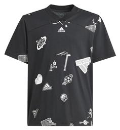 Adidas Παιδικό T-shirt Μαύρο