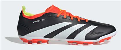 Adidas Predator 24 League Low AG Χαμηλά Ποδοσφαιρικά Παπούτσια με Τάπες Core Black / Cloud White / Solar Red από το Modivo