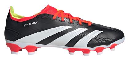 Adidas Predator 24 League MG Χαμηλά Ποδοσφαιρικά Παπούτσια με Τάπες Core Black / Cloud White / Solar Red