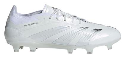 Adidas Predator Elite FG Χαμηλά Ποδοσφαιρικά Παπούτσια με Τάπες Cloud White / Silver Metallic