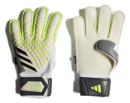 Adidas Predator Match Fingersave Γάντια Τερματοφύλακα Ενηλίκων Λευκά