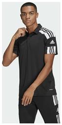 Adidas Squadra 21 M Polo Μπλούζα Μαύρη από το MybrandShoes