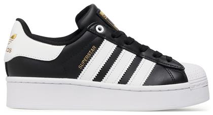 Adidas Superstar Bold Γυναικεία Flatforms Sneakers Core Black / Cloud White / Gold Metallic