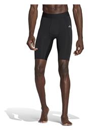 Adidas Techfit Aeroready Ανδρικό Αθλητικό Κολάν Compression Κοντό Μαύρο από το MybrandShoes