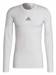 Adidas TechFit Ανδρική Ισοθερμική Μακρυμάνικη Μπλούζα Compression Λευκή από το E-tennis