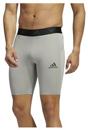 Adidas Techfit Ανδρικό Αθλητικό Κολάν Compression Κοντό Γκρι από το MybrandShoes