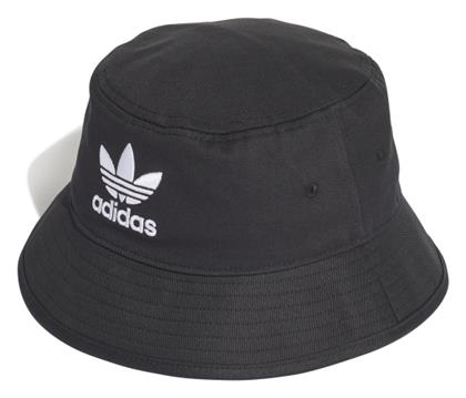 Adidas Trefoil Υφασμάτινo Ανδρικό Καπέλο Στυλ Bucket Black / White