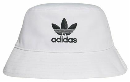 Adidas Trefoil Υφασμάτινo Ανδρικό Καπέλο Στυλ Bucket Λευκό από το E-tennis