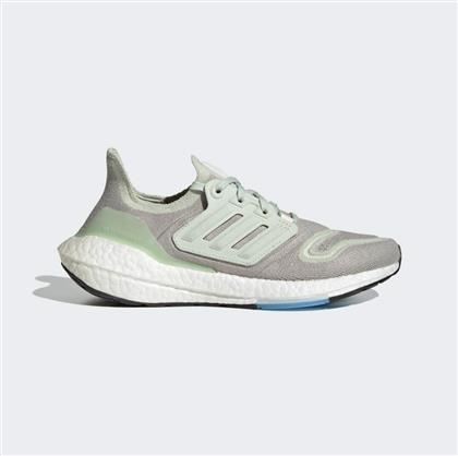 Adidas Ultraboost 22 Γυναικεία Αθλητικά Παπούτσια Running Metal Grey / Linen Green / Off White από το Cosmossport