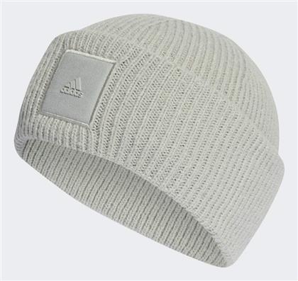 Adidas Wide Cuff Beanie Σκούφος Πλεκτός σε Γκρι χρώμα από το Zakcret Sports