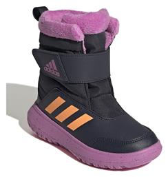 Adidas Winterplay Παιδικά Μποτάκια Χιονιού με Σκρατς Navy Μπλε από το E-tennis