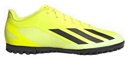 Adidas X Crazyfast Club TF Χαμηλά Ποδοσφαιρικά Παπούτσια με Σχάρα Κίτρινα