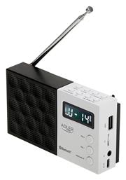 Adler AD 1908 Φορητό Ραδιόφωνο Επαναφορτιζόμενο με Bluetooth και USB Μαύρο