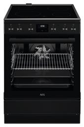 AEG Ελεύθερη με Κεραμικές Εστίες Μαύρη 5000 Surroundcook