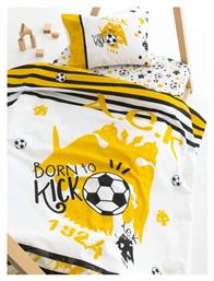 ΑΕΚ Σετ με Λάστιχο Κίτρινο 130x170εκ.