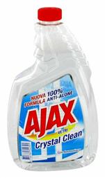 Ajax Crystal Clean Ανταλλακτικό για Καθαριστικό Υγρό Τζαμιών 750ml