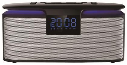 Akai ABTS-M10 Επιτραπέζιο Ραδιόφωνο Επαναφορτιζόμενο με Bluetooth και USB Μαύρο