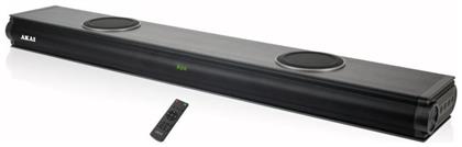 Akai ASB-29 Soundbar 100W 2.0 με Τηλεχειριστήριο Μαύρο