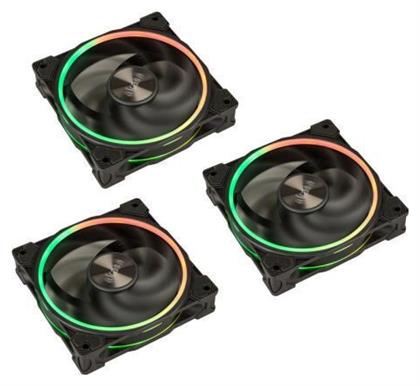 Akasa SOHO AR Kit Case Fan 120mm με ARGB Φωτισμό και Σύνδεση 4-Pin PWM 3τμχ