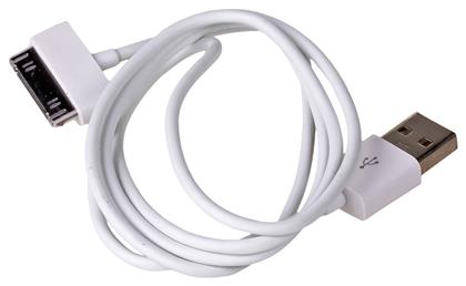 Akyga USB to 30-Pin Cable Λευκό 1m (AK-USB-08) από το e-shop