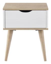 Alida Ξύλινο Λευκό / Sonoma 40x36x50cm Ε7340,2