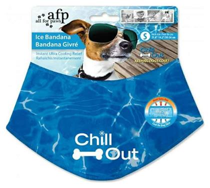 All For Paws Chill Out Μπαντάνα Σκύλου για Δροσιά Μπλε Small 30-36 cm