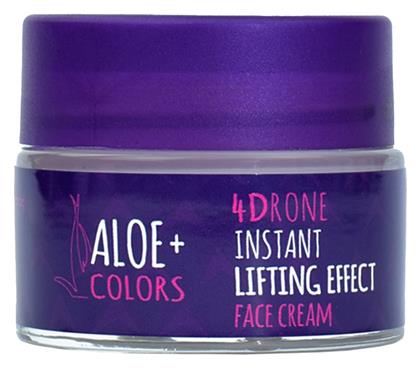 Aloe Colors 4Drone Lifting Botox Effect 24ωρη Κρέμα Προσώπου για Ενυδάτωση, Αντιγήρανση & Σύσφιξη με Υαλουρονικό Οξύ & Aloe Vera 50ml