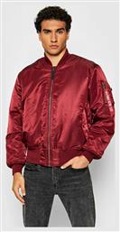 Alpha Industries MA-1 Flight Ανδρικό Μπουφάν Bomber Μπορντό