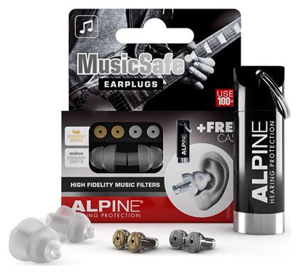 Alpine MusicSafe Ωτοασπίδες 2τμχ σε Διάφανο Χρώμα 111.23.202 από το EasyU