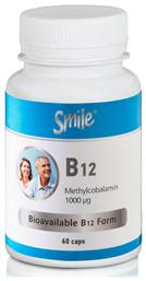 AM Health Smile B12 Βιταμίνη για την Υγεία του Νευρικού Συστήματος 1000mcg 60 κάψουλες από το Pharm24