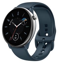 Amazfit GTR Mini Stainless Steel 42mm Αδιάβροχο Smartwatch με Παλμογράφο (Ocean Blue)