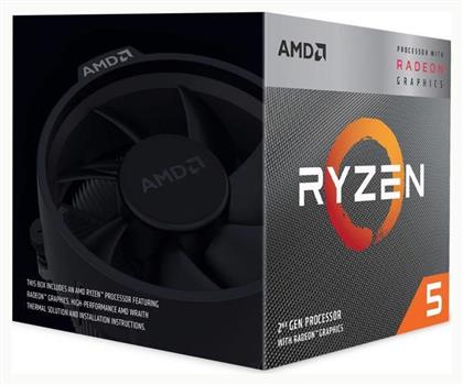 AMD Ryzen 5 3400G 3.7GHz με Ψύκτρα