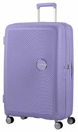 American Tourister Soundbox Spinner Μεγάλη Βαλίτσα με ύψος 77cm σε Μωβ χρώμα