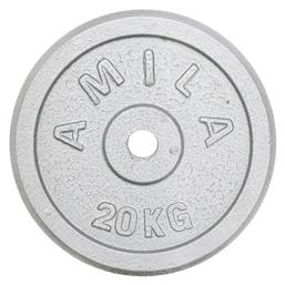 Amila Δίσκος Μεταλλικός 1 x 20kg Φ28mm