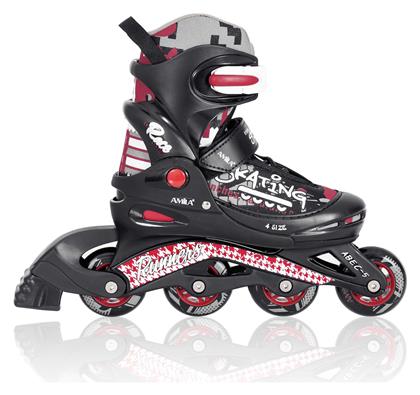 Amila Inline Αυξομειούμενα Rollers Μαύρα Παιδικά