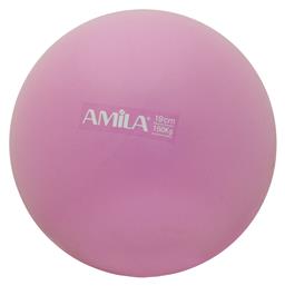 AMILA Mini Μπάλα Pilates 19cm 0.1kg σε Ροζ Χρώμα