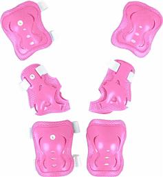 Amila Παιδικό Σετ Προστατευτικών για Rollers Ροζ Small