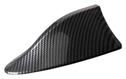 AMiO Κεραία Αυτοκινήτου Οροφής Shark για Ραδιόφωνο σε Μαύρο Carbon Χρώμα