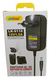 Andowl LK-9118 Universal Τροφοδοτικό 12V 1.5A από το MagicStore