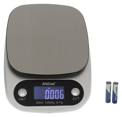 Andowl Qc305 Ψηφιακή 1gr/10kg Ασημί Q-C305