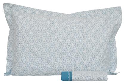 Anna Riska Mix & Match Βρεφική Μαξιλαροθήκη από 100% Βαμβάκι Μπλε 35x40εκ.