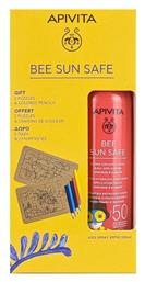 Apivita Bee Sun Safe Αδιάβροχο Παιδικό Αντηλιακό Γαλάκτωμα SPF50 200ml & Δώρο 2 Παζλ & Ξυλομπογιές από το Pharm24