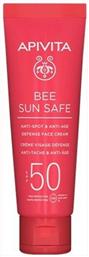 Apivita Bee Sun Safe Anti-Spot & Anti-Age Αδιάβροχη Αντηλιακή Κρέμα Προσώπου SPF50 50ml από το Attica