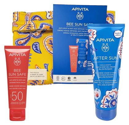 Apivita Bee Sun Safe Anti-Spot & Anti-Age Face Cream SPF50 50ml & After Sun 100ml Σετ με Αντηλιακή Κρέμα Προσώπου & After Sun