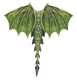 Αποκριάτικη Κάπα Πράσινη 1τμχ