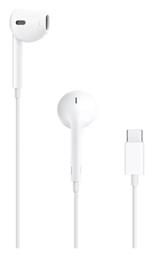 Apple EarPods Earbuds Handsfree με Βύσμα USB-C Λευκό από το e-shop